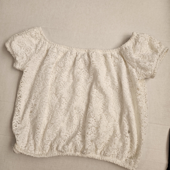 Ardene White Flower Top - Picture 3 of 13